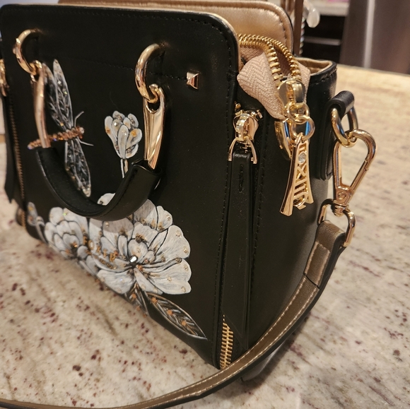 Foxer handpainted purse - Picture 4 of 5